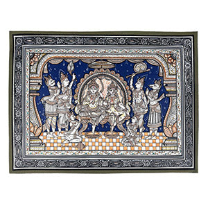 Ram Darbar Superfine Pattachitra Painting