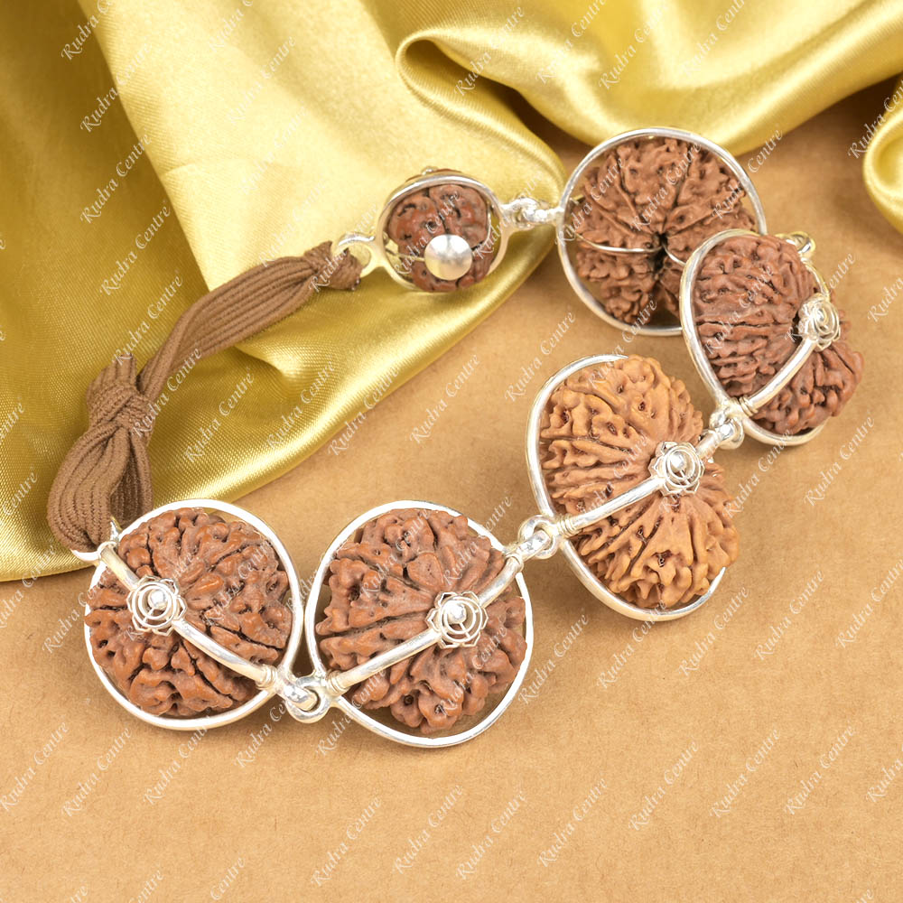 Supreme Kavacham Bracelet-Java-Large-Silver Basket With Elastic