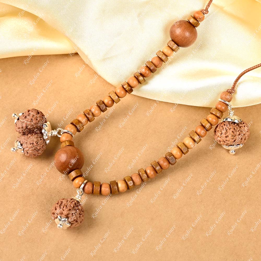 Love Abundance Mala-Java-Regular-German Silver Caps x Thread