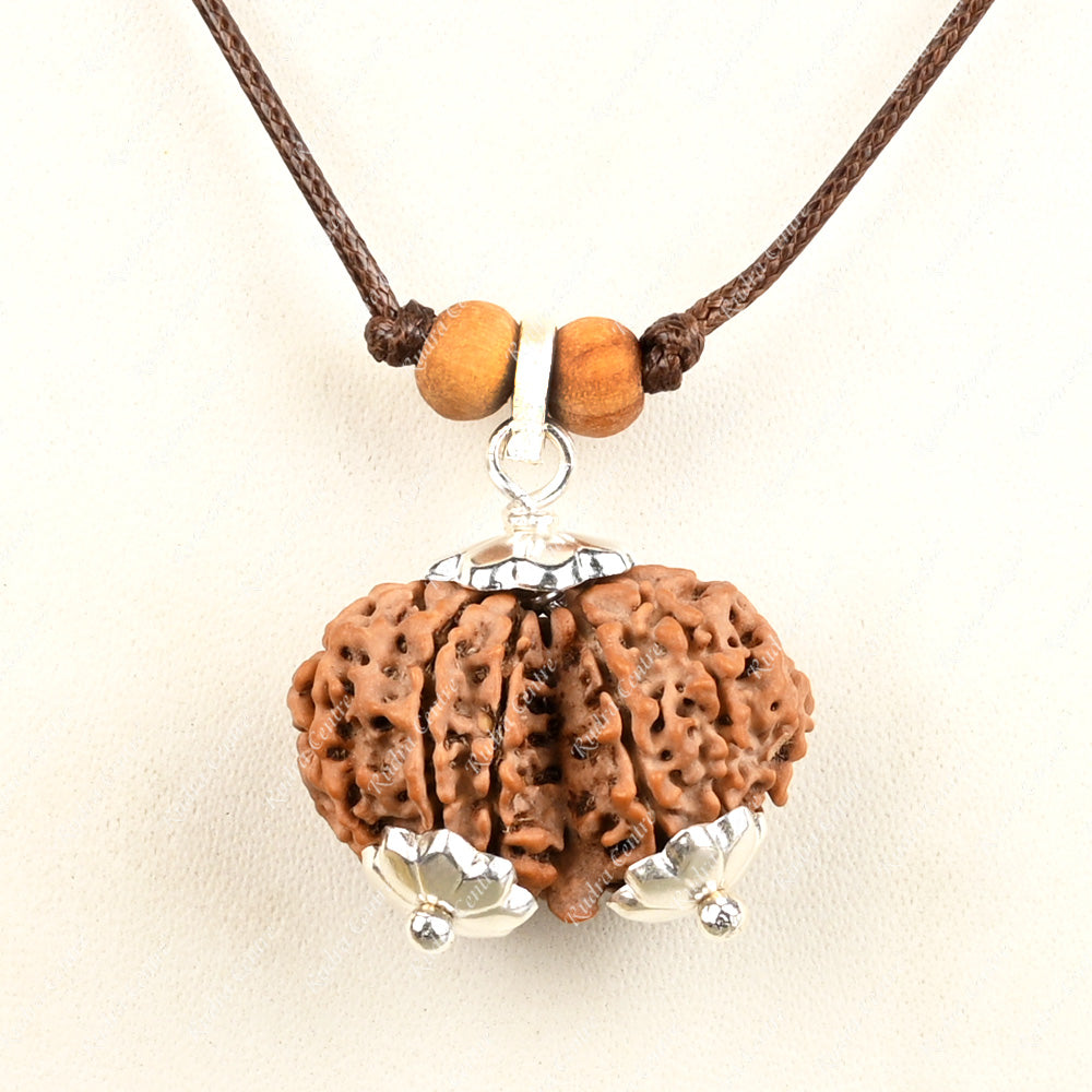 Gauri Shankar Pendant-Java-Regular-German Silver Caps x Thread