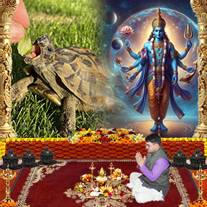 Feed Turtles for blessings of Lord Vishnu-6 Months