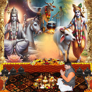 Feeding Cows for blessings of Planet Venus and Lord Krishna-11 Days