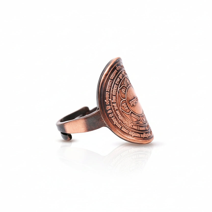 Panchmukhi Hanuman Yantra Ring in Copper