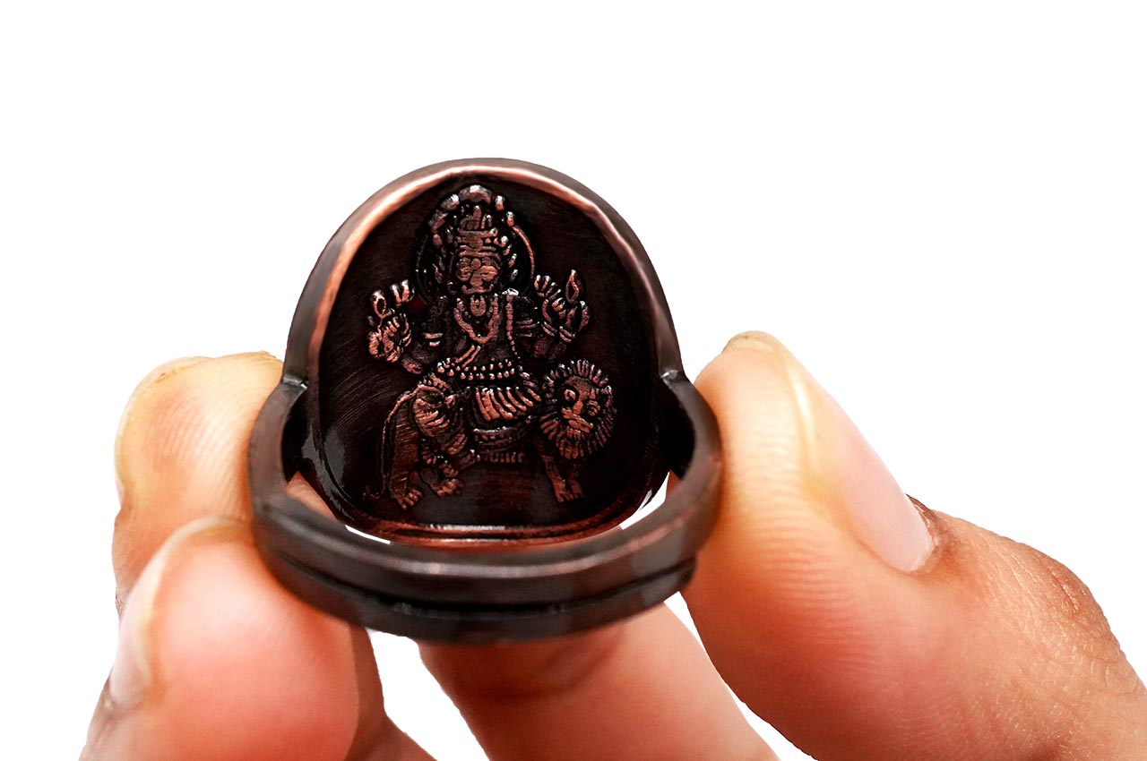 Pratyangira Ring in Copper