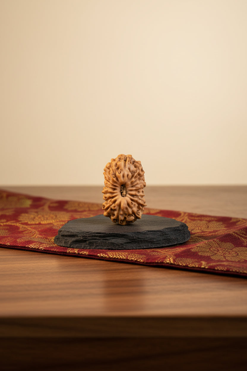 16 Mukhi Rudraksha Bead 12mm – Java Indonesian Premium Small | ManiMonk - ManiMonk