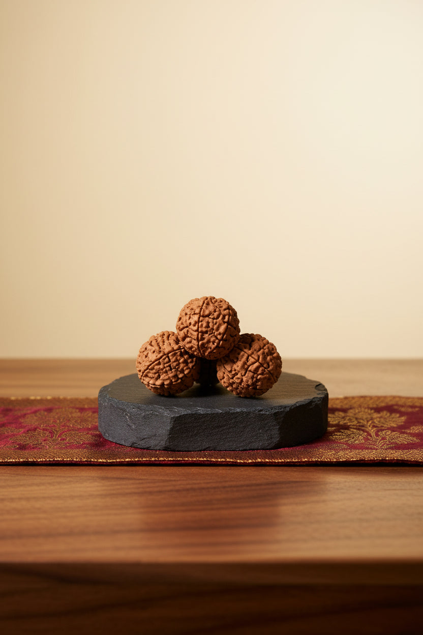 11 Mukhi Rudraksha Bead 15mm Java | Ekadash Rudra | Small - ManiMonk