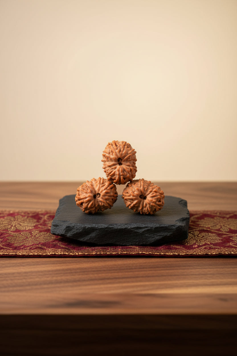 Premium Java Indonesian 11 Mukhi Rudraksha Bead 19mm | Large - ManiMonk