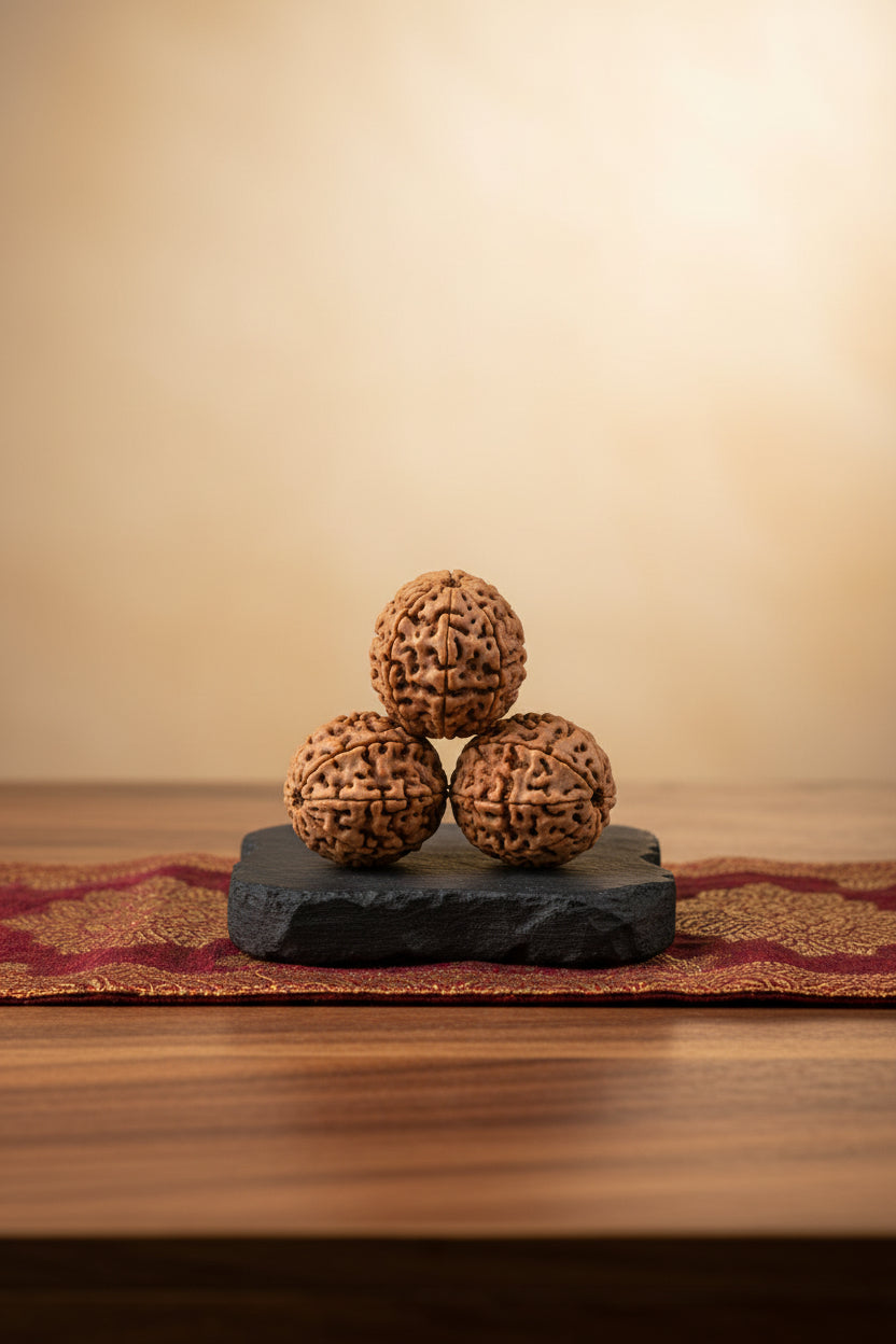 Premium Java Indonesian 12 Mukhi Rudraksha Bead 21mm | Collector Grade - ManiMonk