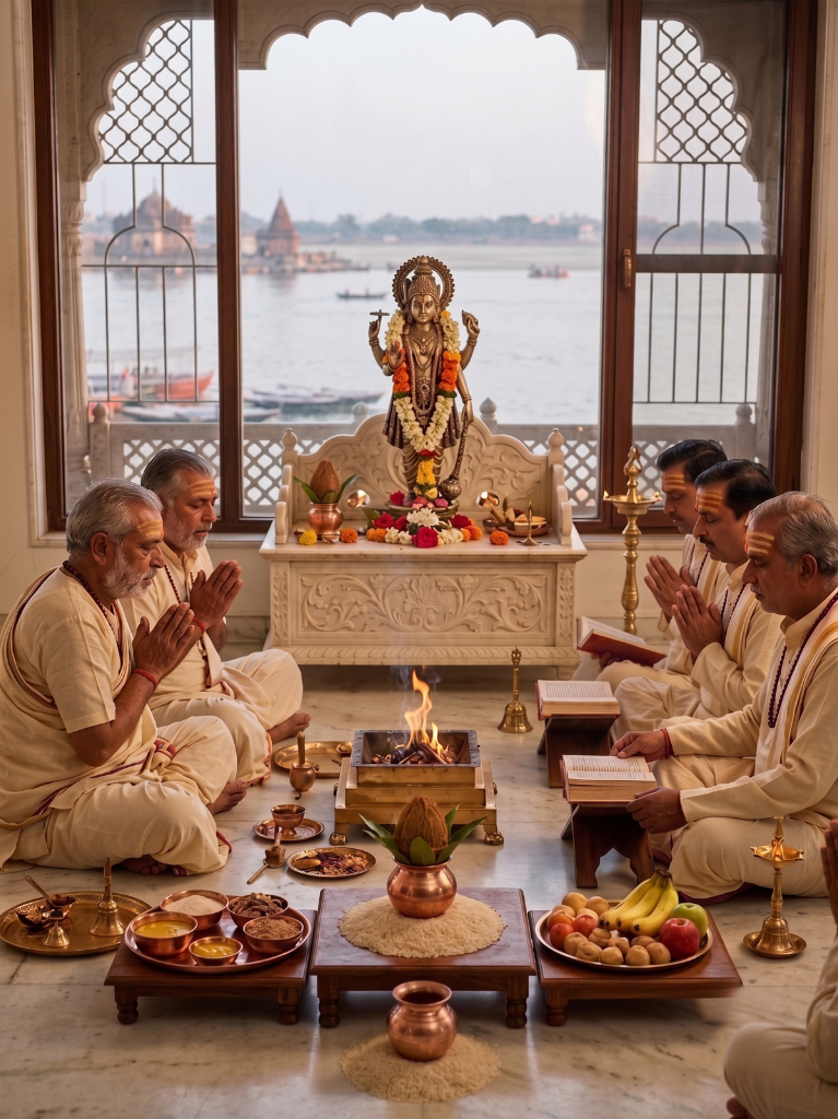 Pitru Dosh Nivaran Puja on Banks of River Ganga