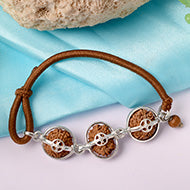 Protection Bracelet (Java)-Regular-Silver Basket With Silver Chain