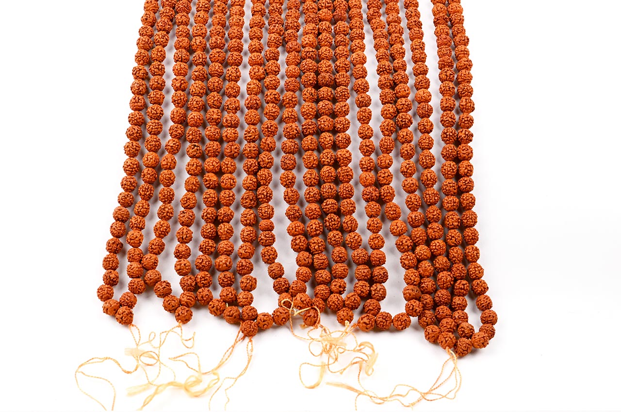 Rudraksha Mala Set Of 9 (10 mm)-With Knots