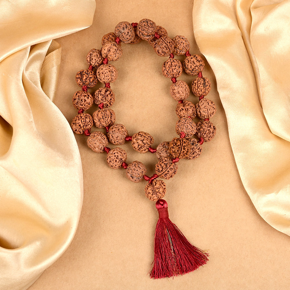 4 Mukhi Nepal Rudraksha Kantha Mala-Regular
