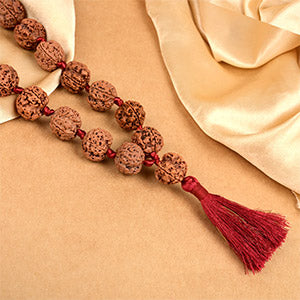 4 Mukhi Nepal Rudraksha Kantha Mala-Large