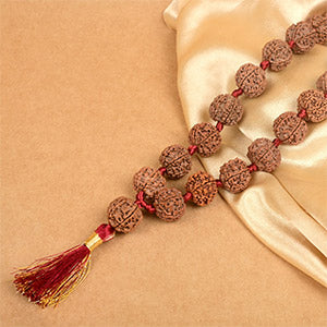 7 Mukhi Nepali Rudraksha Kantha Mala-Small