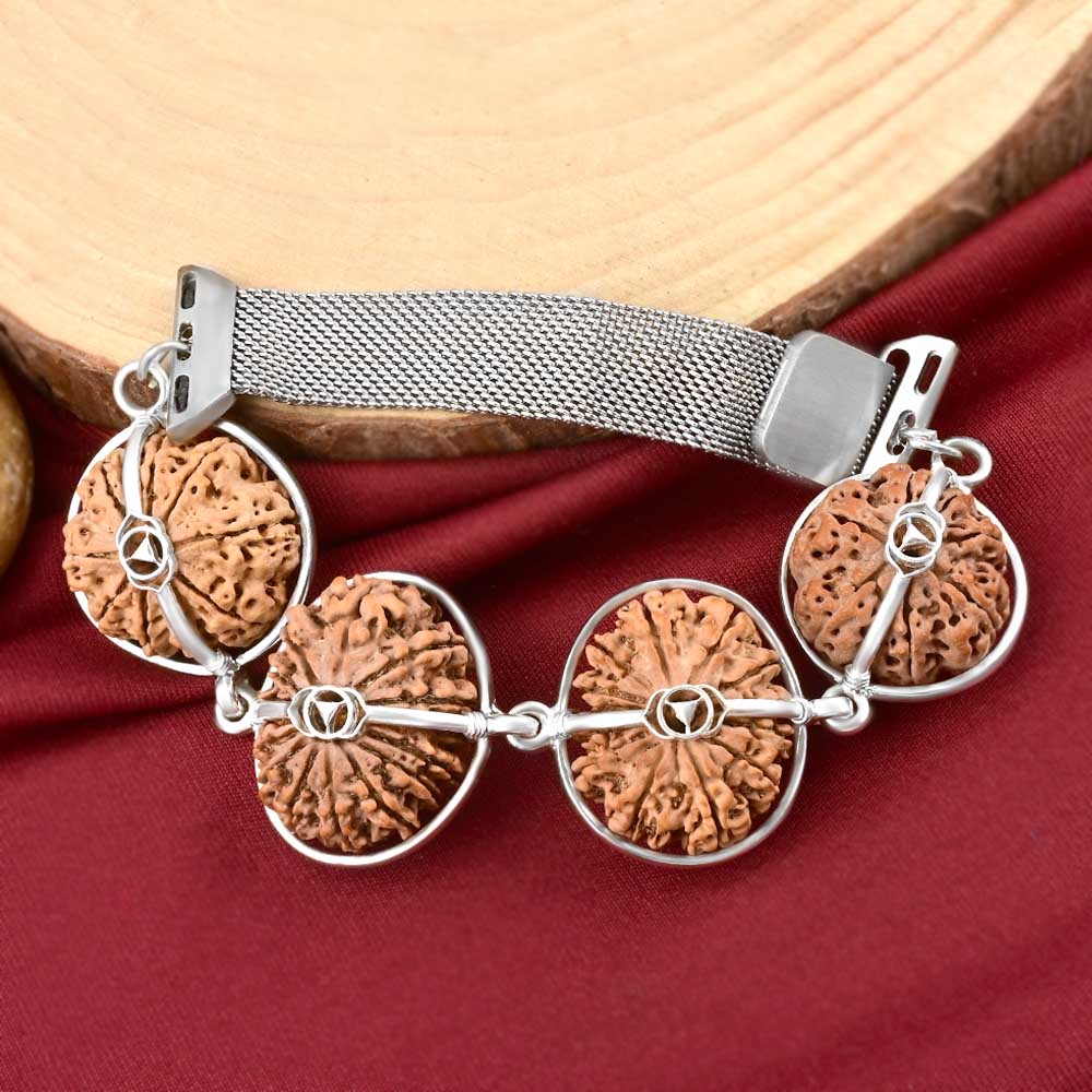 Desire Success Bracelet-Nepal-Small-Silver Basket With Magnetic Band