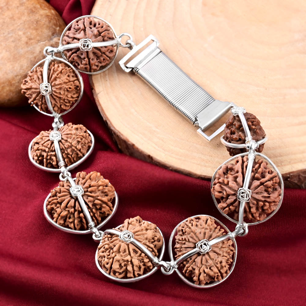 Sanjeevani Power Bracelet-Java-Regular-Silver Basket With Magnetic Band