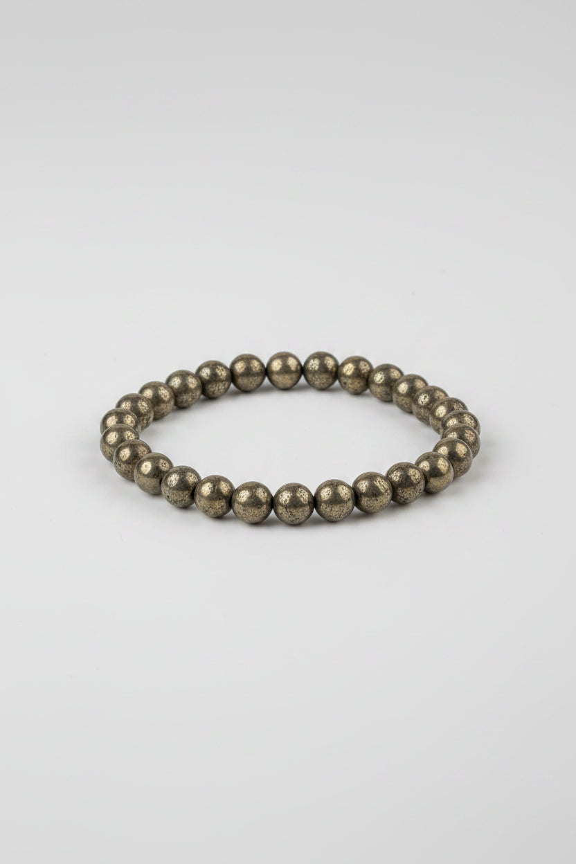 Raw Pyrite Bracelet Raw Selenite Plate