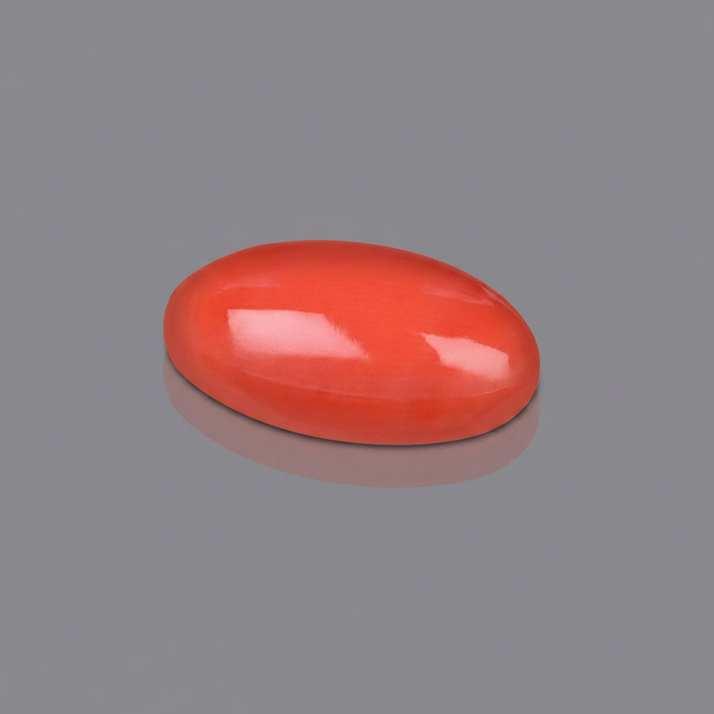 Japanese Red Coral (Moonga) – 3 Carat | Certified Mars Gemstone
