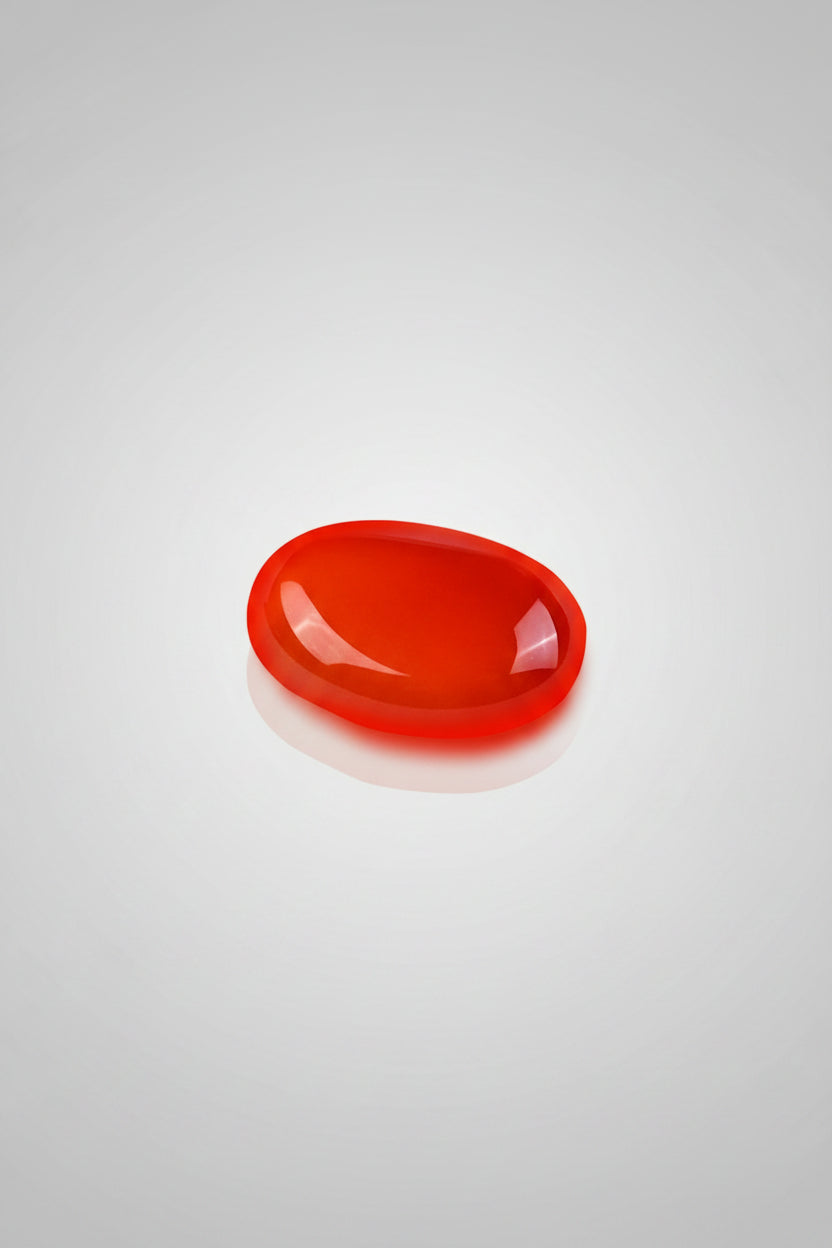 Red Carnelian Stone - 7 Carat Approx