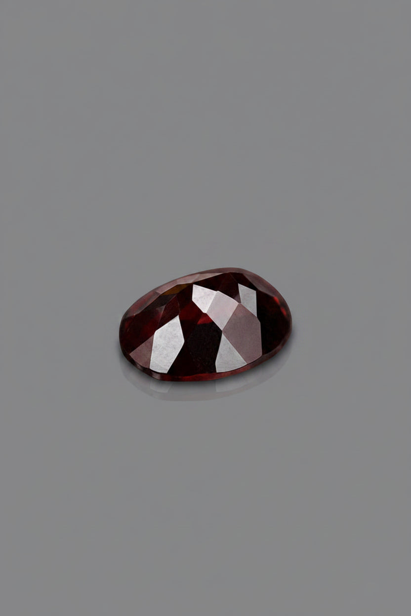 Red Garnet Stone - 3 Carat Approx