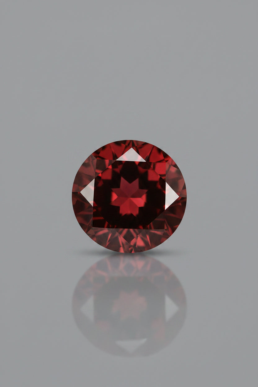 Red Garnet Stone - 5 Carat Approx