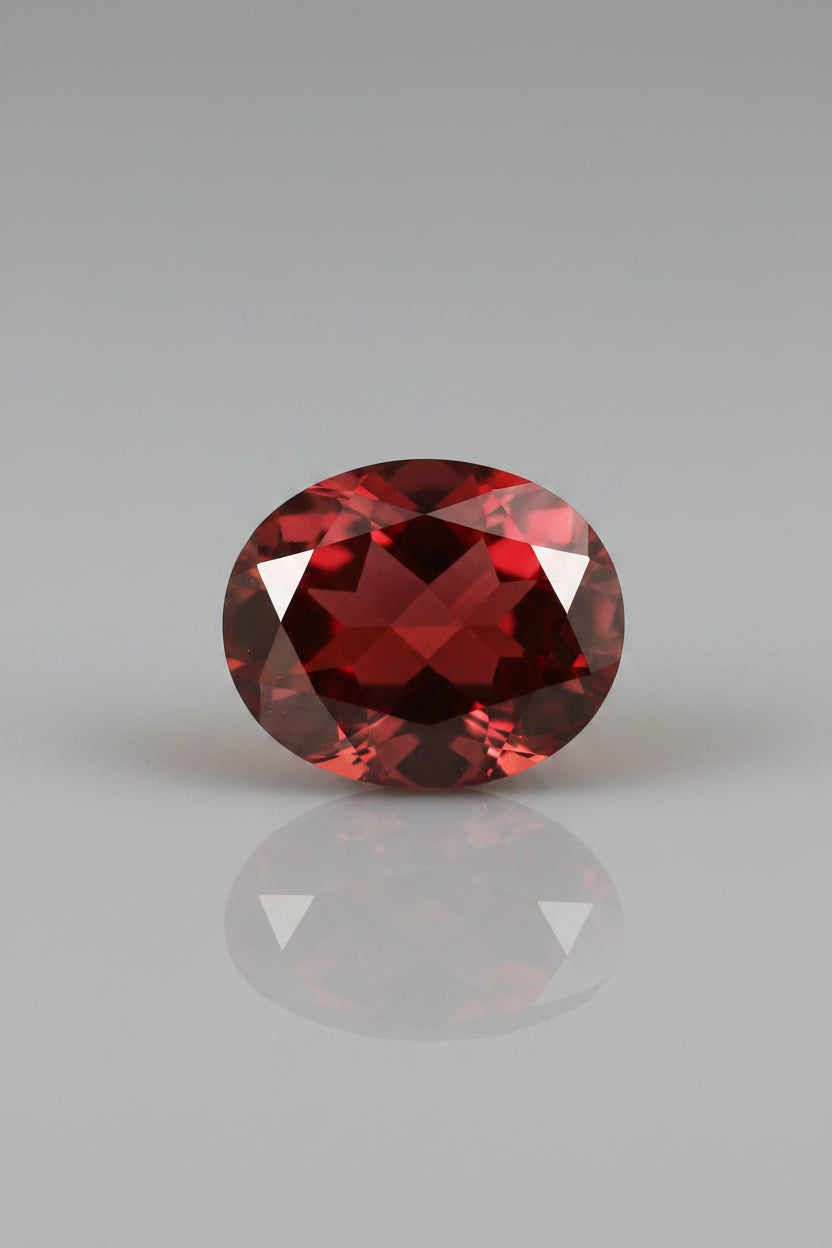 Red Garnet Stone - 5 Carat Approx