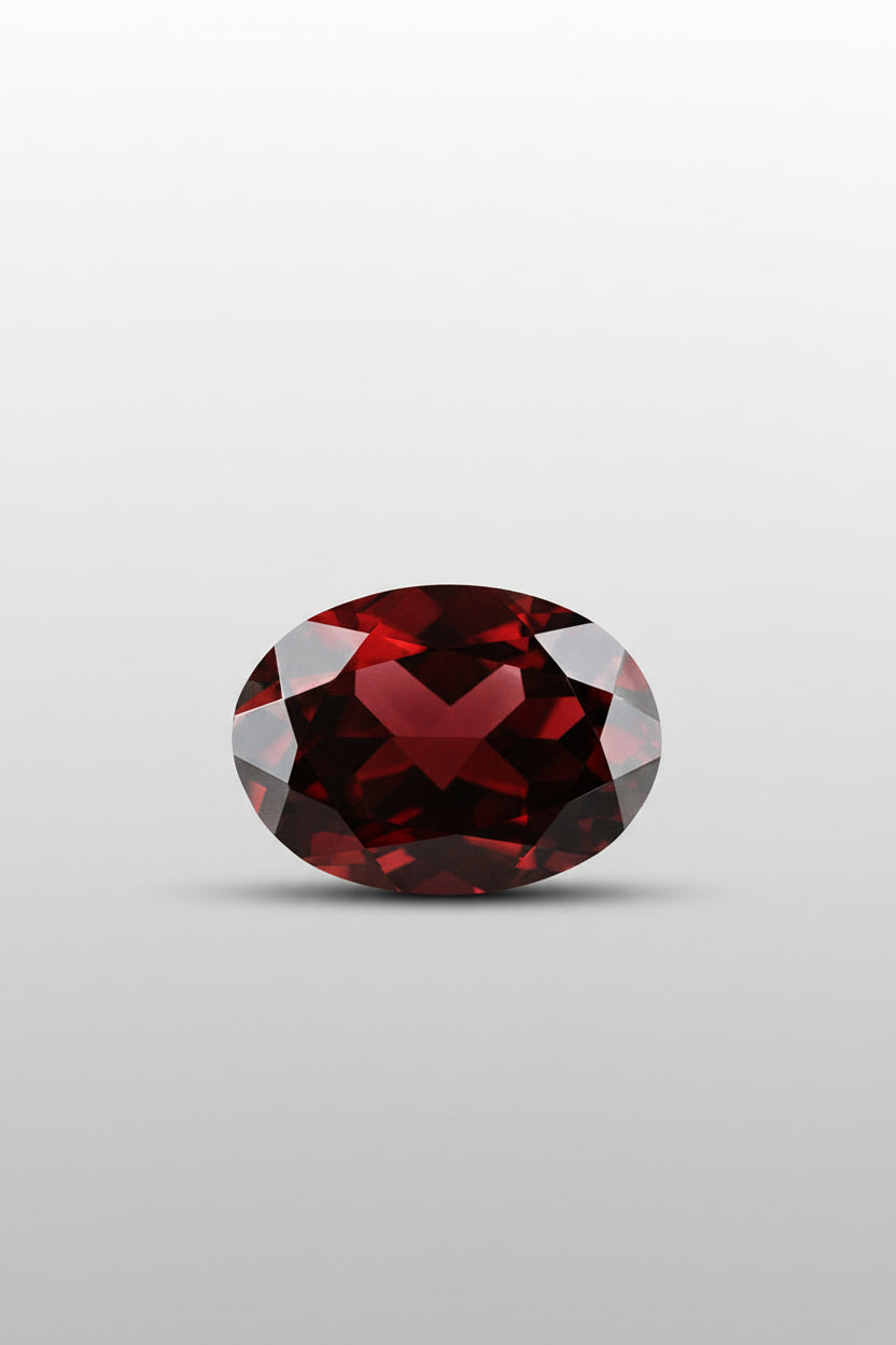 Red Garnet Stone - 7 Carat Approx