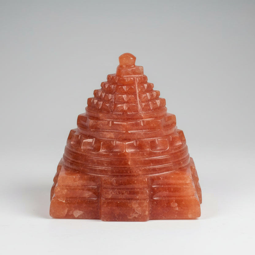 Red Jade Shree Yantra 191 gms