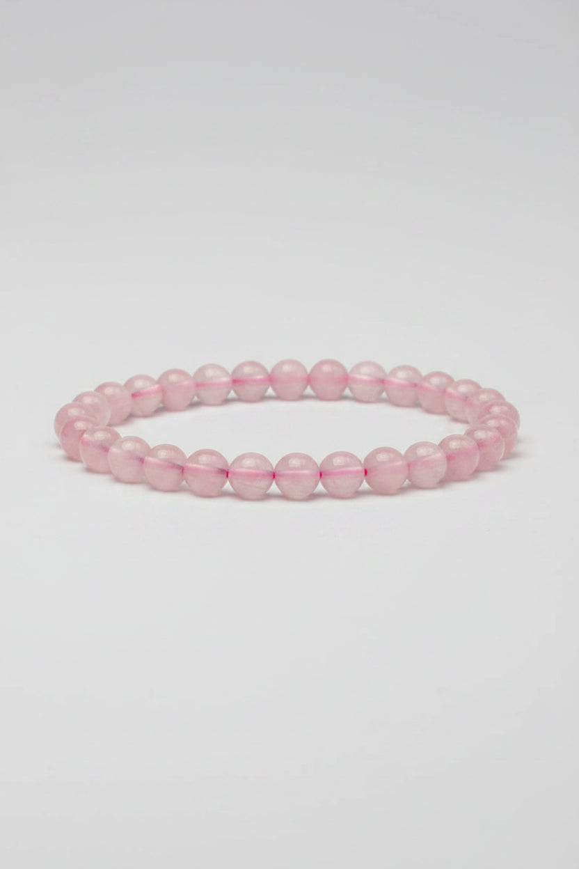 Rose Quartz Bracelet for Women | 6mm Beads