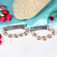 Siddha Combination (Java)-Small-Silver Basket With Silver Chain