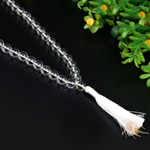 Plain Crystal Mala-12 mm
