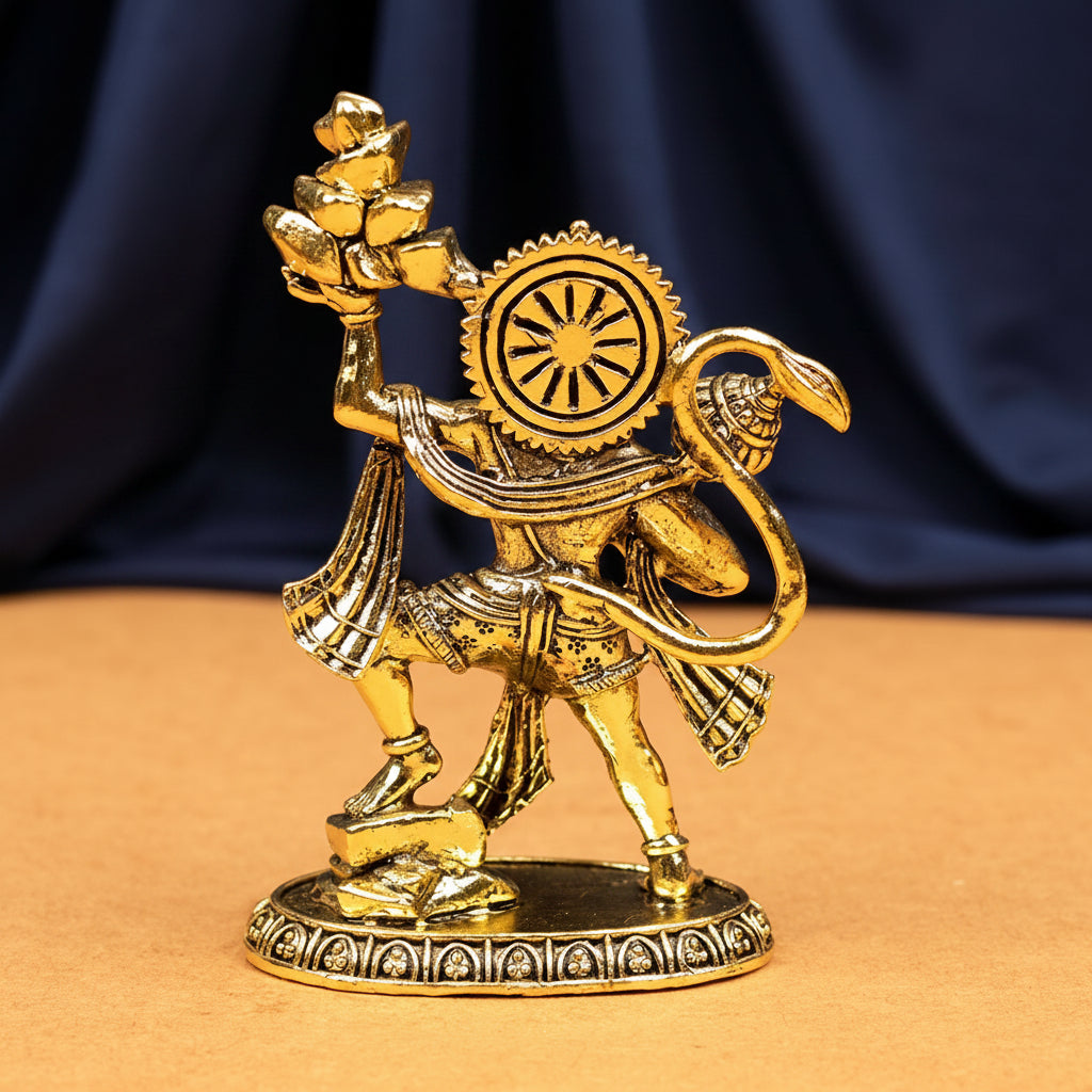 Sanjeevani Parvat Hanuman Ashtadhatu Idol
