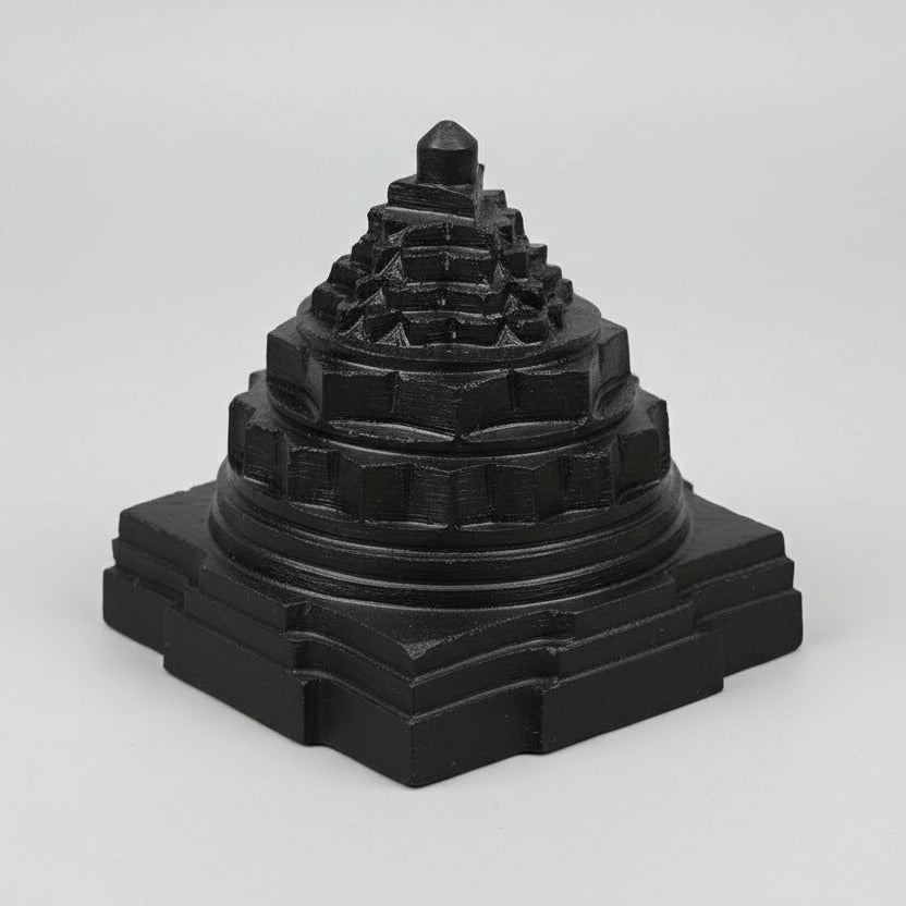 Shaligram Meru Shree Yantra - 560 gms