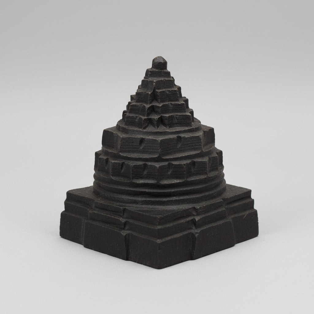 Shaligram Meru Shri Yantra - 390 gms