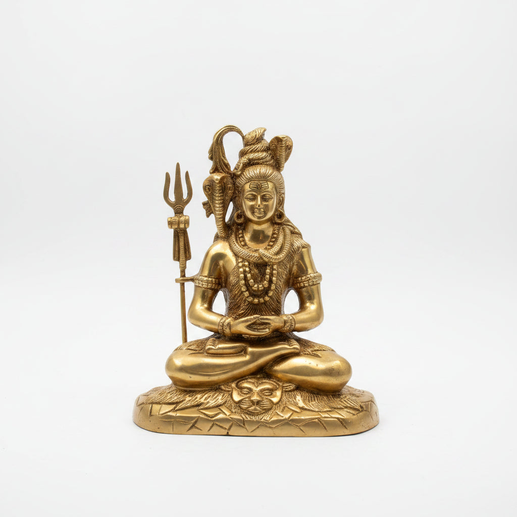 Shiva Brass Murti- mani monk