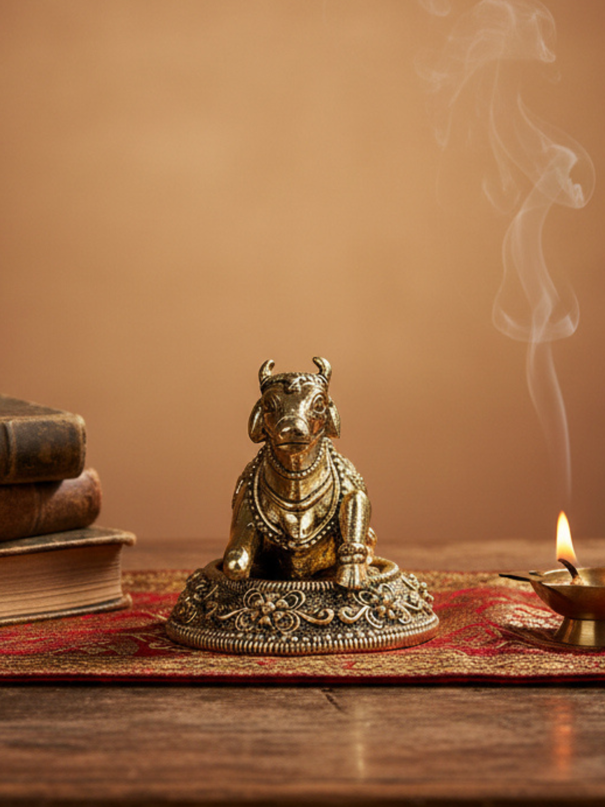 Shiva Vahan Nandi Ashtadhatu Idol Energised Sacred Bull of Lord Shiva
