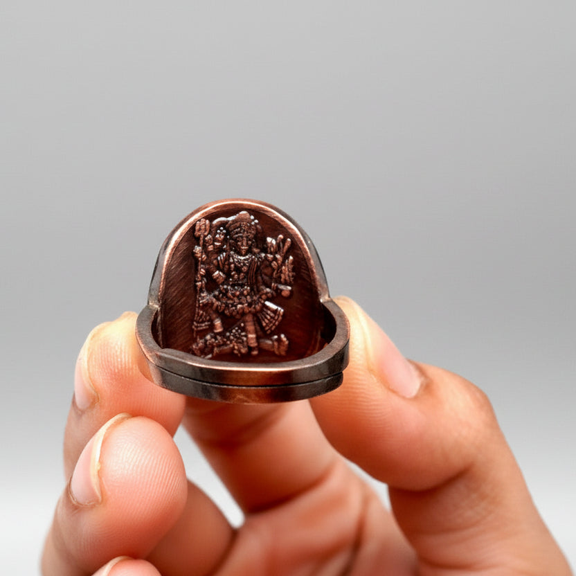 Shree MahaKali Yantra Ring in copper