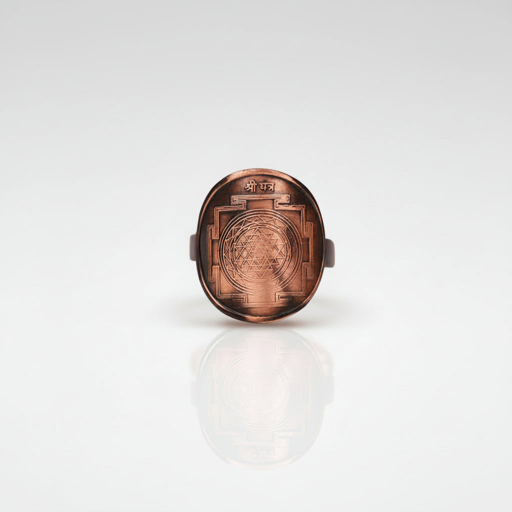 Shree Yantra Copper Ring