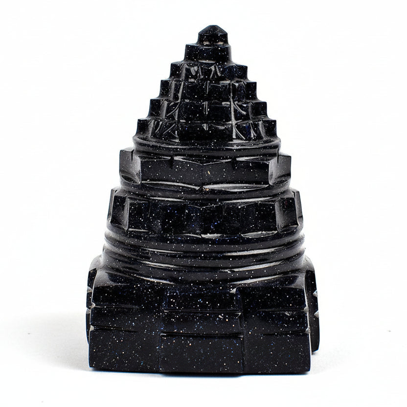 Shree Yantra in Blue Sun Stone - 161 to 170 gms