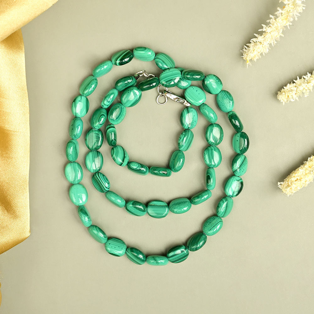Natural Malachite Mala-10 mm