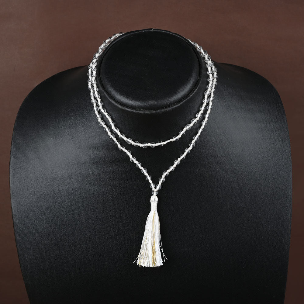Sphatik Mala (Crystal Quartz)-8 mm