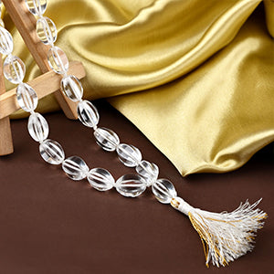 Sphatik Starfruit Shape Beads Mala