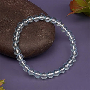 Natural Blue Topaz Bracelet-8 mm