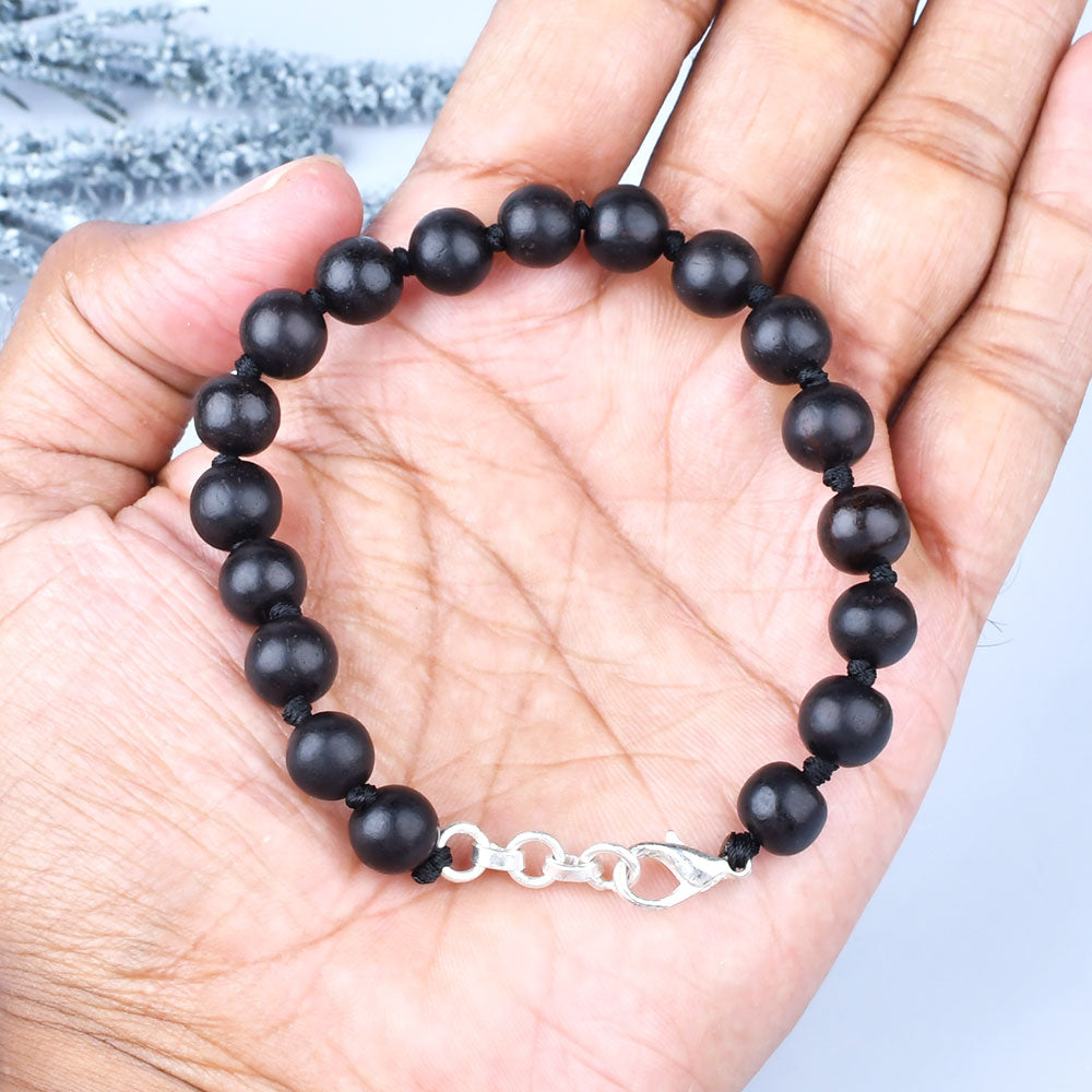 Karungali Black Ebony Bracelet-10 mm