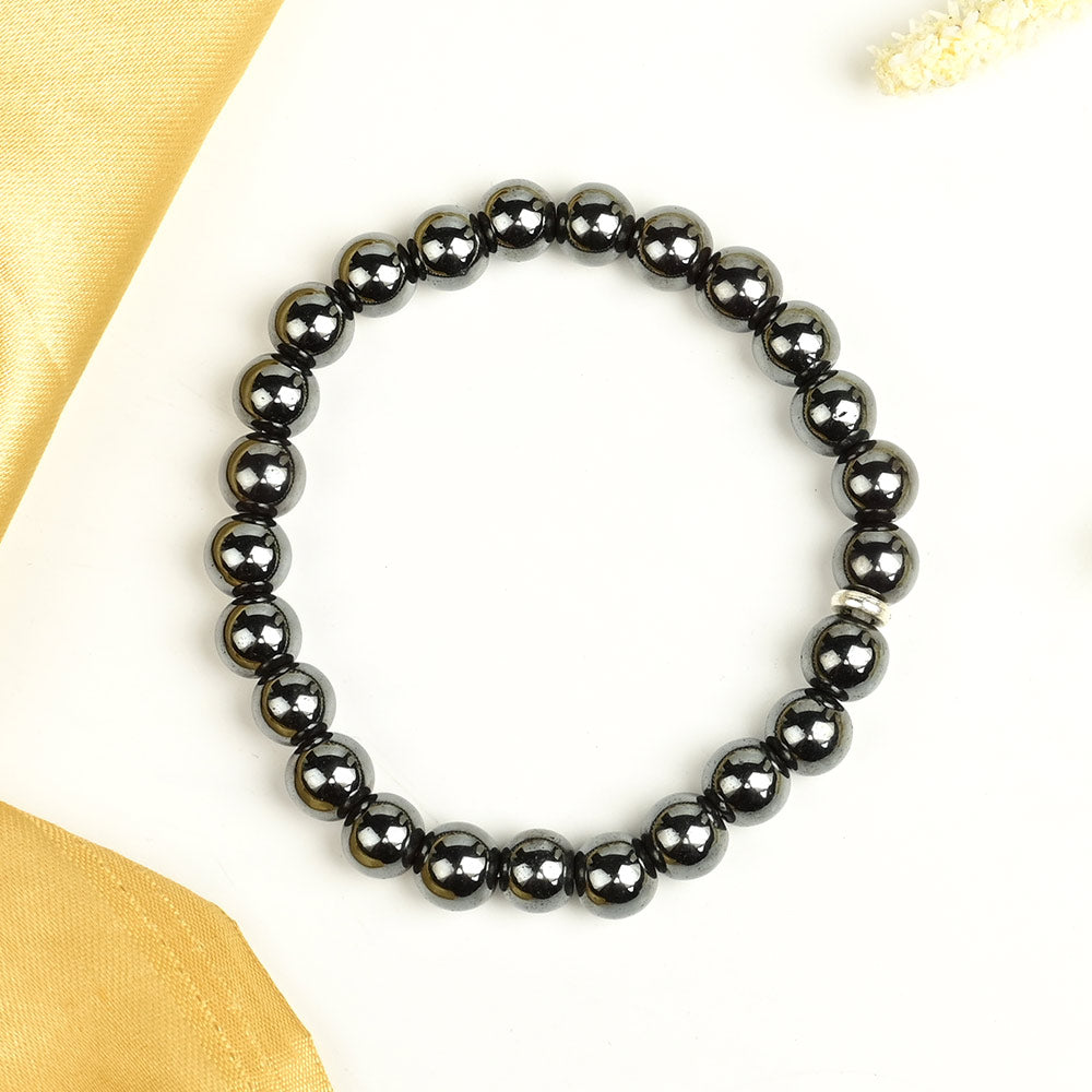 Natural Hematite Beads Bracelet-8 mm