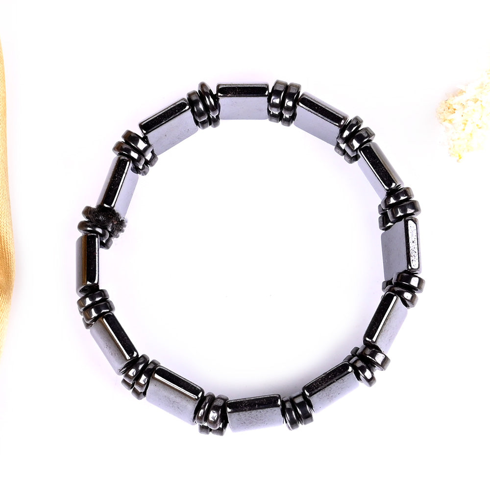 Natural Hematite Beads Designer Bracelet