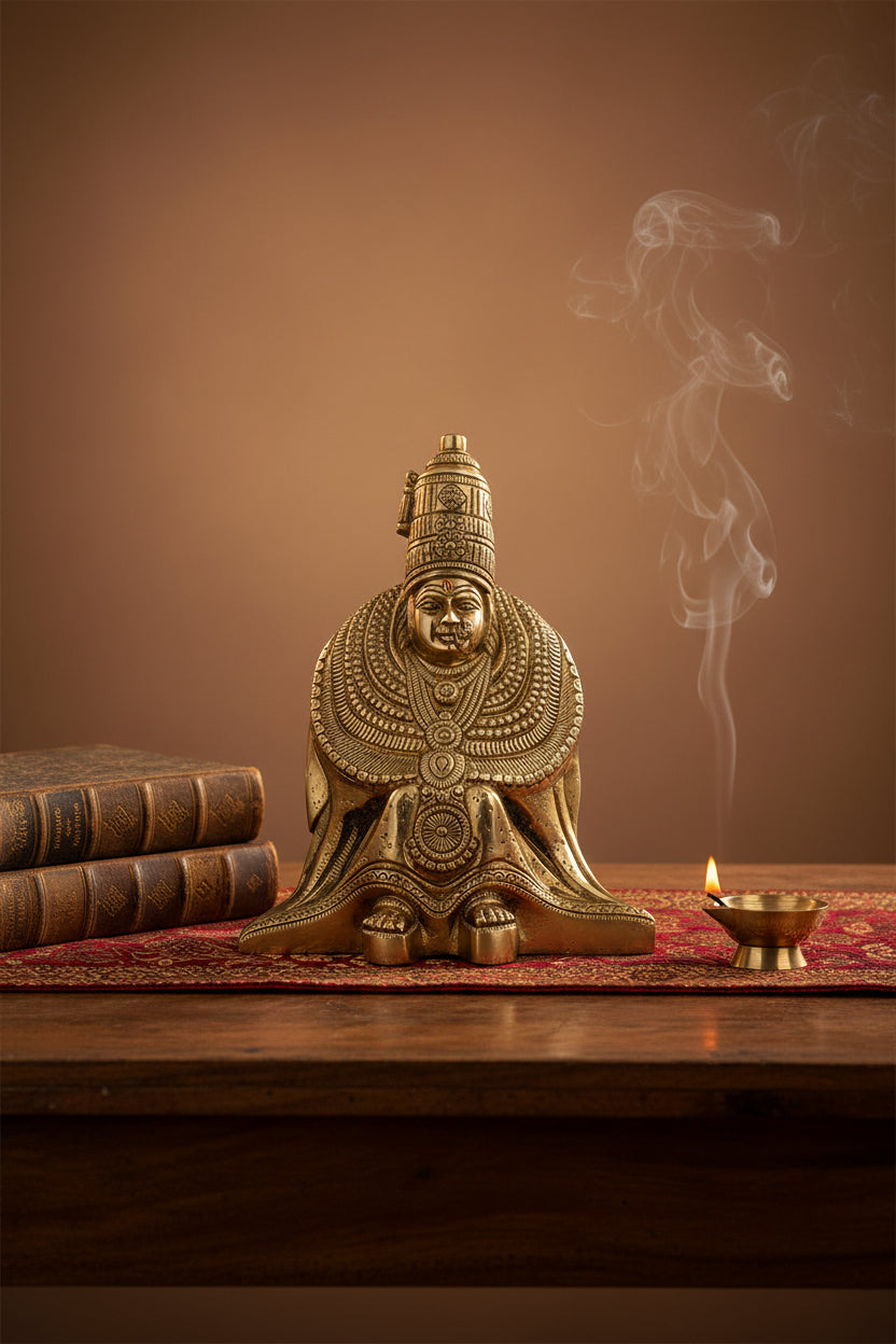 Tulja Bhavani Brass Idol 11 Inch Premium Handcrafted Deity Statue