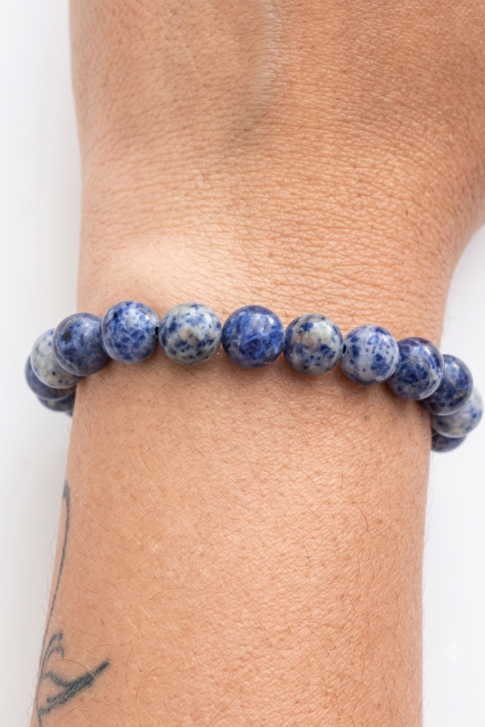 Sodalite Bracelet 8 mm Adjustable