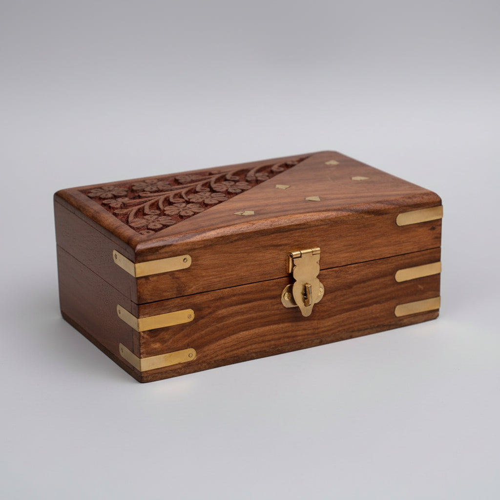 Wooden Box for Puja