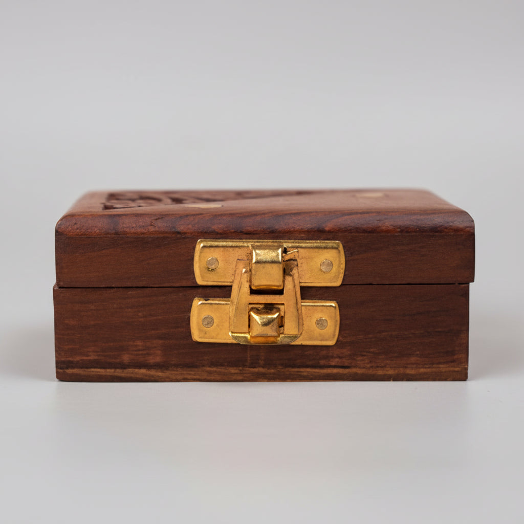 Mini Wooden Puja Box